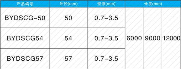 黄山钳压式声测管产品规格尺寸